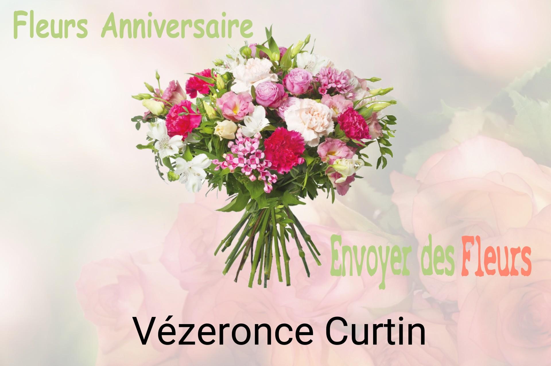 Bouquet de fleurs d’anniversaire livré à Vézeronce-Curtin